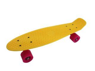 Wave Cruiser Plastic Skateboard by Surge SkateBoards   Green (22.5" x 6") : Sports & Outdoors