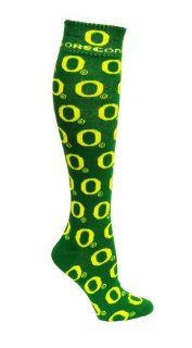 NCAA Oregon Ducks Green Dress Socks : Sports Fan Socks : Sports & Outdoors