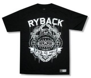 WWE Wrestling "Ryback Feed Me More" Black T Shirt at  Mens Clothing store