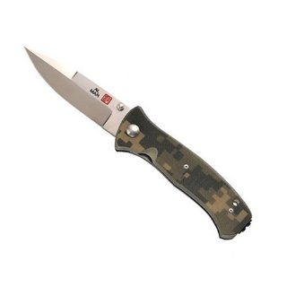 Al Mar Knives S2KDC SERE 2000 Linerlock Knife with Textured Digital Camo G 10 Handles : Folding Camping Knives : Sports & Outdoors