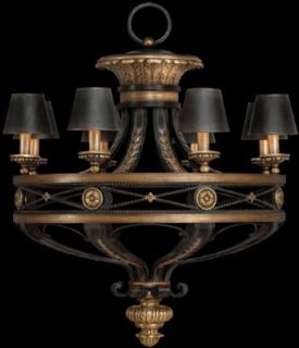 Fine Art Lamps 211740, Kenwood House Candle 1 Tier Chandelier Lighting, 8 Light, 480 Watts, Brass    
