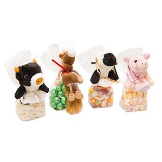 farmyard finger puppets with sweets by candyhouse
