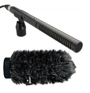 Rode NTG 2 Condenser Shotgun Microphone Videographer Pro Audio Kit + Rode Professional Boompole + Rode Boompole Bag + Rode WS6 Deluxe Wind Shield + Video Bracket : Camera & Photo