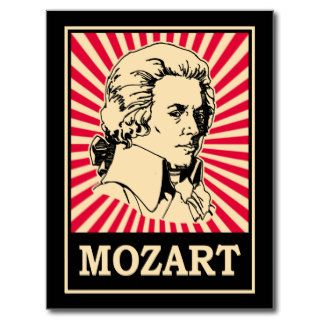 Pop Art Mozart Postcards
