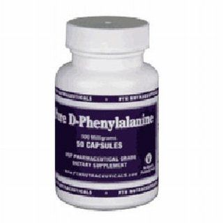 D Phenylalanine   50 Vcaps / 500 mg: Health & Personal Care