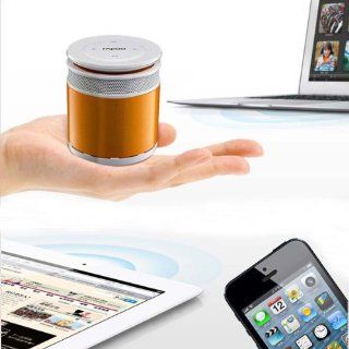 RAPOO A3060 Bluetooth 4.0 Wireless Mini Smart Handsfree Boombox Speaker Speakerphone Phone Call For Windows 8 Mac OS Cellphone By Koolertron (Orange): Cell Phones & Accessories