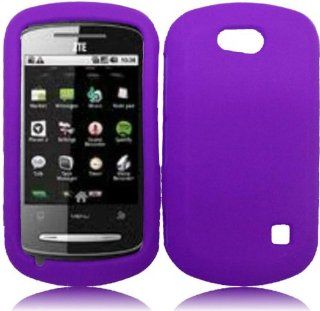 For ZTE Groove X501 Silicone Jelly Skin Cover Case Dark Purple Accessory: Cell Phones & Accessories