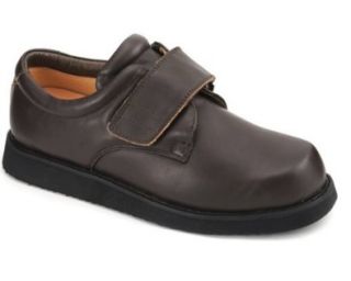Apis Mt. Emey 502 Men's Orthopedic Diabetic Extra Depth Shoe Leather Velcro: Shoes