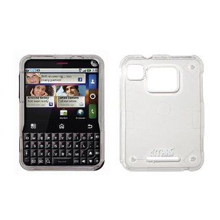 Clear Hard Case Cover for Motorola Charm MB502: Cell Phones & Accessories