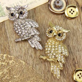 owl brooch by lisa angel