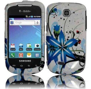 Hard Blue Splash Case Cover Faceplate Protector for Samsung Dart T499 with Free Gift Reliable Accessory Pen: Cell Phones & Accessories