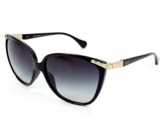 D&G Sunglasses DD 8096 501/8G Acetate Black   Gold Gradient Grey Clothing