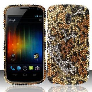 CHEETAH Hard Plastic Bling Rhinestone Case for Samsung Galaxy Nexus CDMA i515/i9250 (Verizon/Sprint) + Car Charger [In Twisted Tech Retail Packaging]: Cell Phones & Accessories