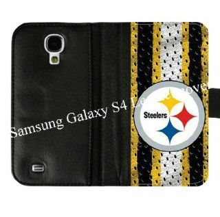 Christmas Gift Pittsburgh Steelers Got Six We Do Logo Samsung Galaxy S4 S IV Diary Leather Cover Cases For Fans Designed By Coolphonecases: Cell Phones & Accessories