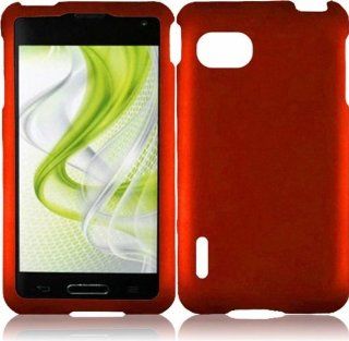 LG LS720 ( Sprint ) Phone Case Accessory Dashing Orange Hard Snap On Cover with Free Gift Aplus Pouch: Cell Phones & Accessories
