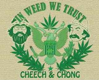Licenses Products Cheech and Chong In Weed We Trust Sticker: Toys & Games