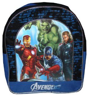 Marvel Avengers Captain America Hulk Iron Man Thor 11" Toddler 3D Image Backpack: Toys & Games
