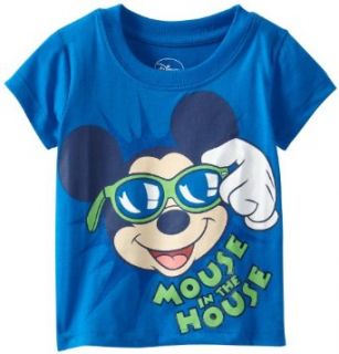 Mickey Mouse Baby Boys Infant Disneys Sunglasses Tee, Royal, 18 Months: Clothing