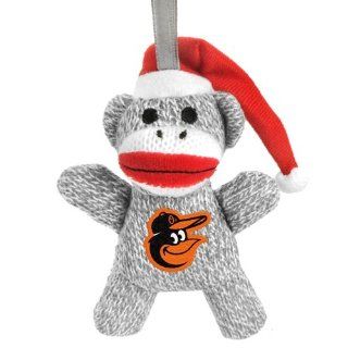 Baltimore Orioles MLB Plush Sock Monkey Ornament : Sports Fan Hanging Ornaments : Sports & Outdoors