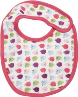 Magnificent Baby girls Newborn Bib, Whale/Bubble Print, One Size: Clothing