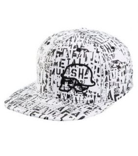 Metal Mulisha STENCIL HAT New Era   Flex Fit Hat   White L/XL at  Mens Clothing store