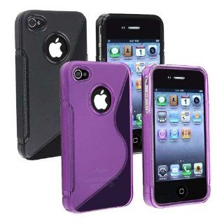 Importer520 TPU Rubber Skin Case Compatible With Apple iPhone 4 (2in1 Combo): Cell Phones & Accessories