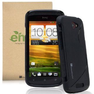 GreatShield Guardian S Series Slim Fit S Line Design TPU Case for HTC One S / Ville (Black) Cell Phones & Accessories