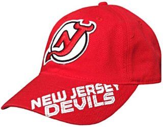 New Jersey Devils Red NHL Slouch Fit Adjustable Cap by Reebok : Sports Fan Baseball Caps : Sports & Outdoors