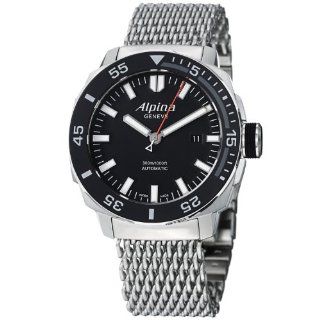 Alpina Adventure Extreme Sailing Diver Men's Stainless Steel Automatic Watch AL 525LB4V6B2: Alpina: Watches