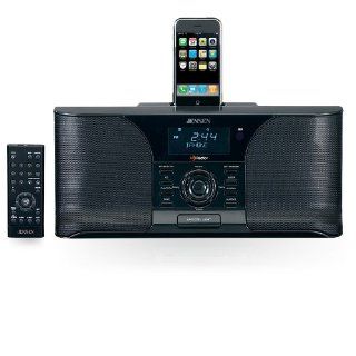 Jensen JIMS 525i Docking Digital HD Radio System/Alarm Clock for iPod (Black) : Home Audio Radios : MP3 Players & Accessories