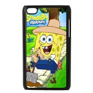 Cute SpongeBob Squarepants iPod 4 Case Cover: Cell Phones & Accessories