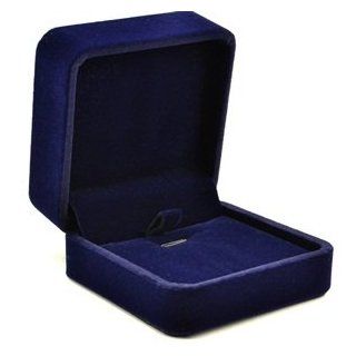 Cosmos  Royal Blue Color Velvet Necklace Pendant Gift Box/Jewelry Box+ Free Cosmos Cable Tie  