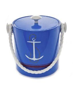 Mr. Ice Bucket 35 1 Blue Anchor Ice Bucket, 3 Quart: Kitchen & Dining