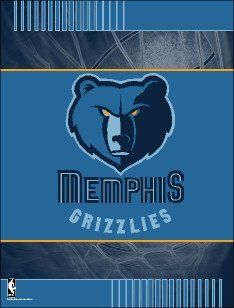 NBA Vertical Memphis Grizzlies Flag / Banner : Sports & Outdoors