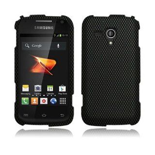 2D Silver Snap On Hard Crystal Design Protector Case Cover For Samsung Galaxy Rush M830, Carbon Fiber: Cell Phones & Accessories