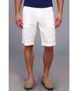Kenneth Cole Sportswear Solid Cargo Short Mens Shorts (White)