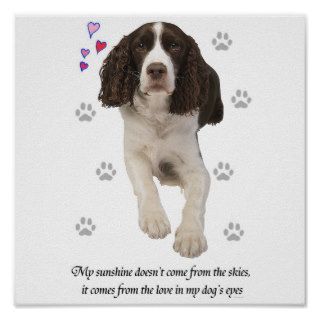 English Springer Spaniel Dog Posters