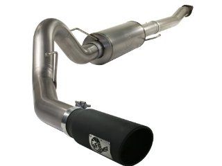 aFe 49 43041 B MACH Force XP 4" Cat Back Exhaust System with Black 6" Tip for 2011 2013 Ford F 150 EcoBoost V6 3.5L (TT): Automotive