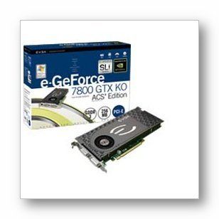 eVGA e GeForce 7800GTX KO 256MB PCIE 256P2N529AX: Electronics