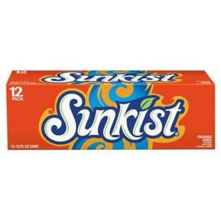 Sunkist Orange Soda 12 oz, 12 pk