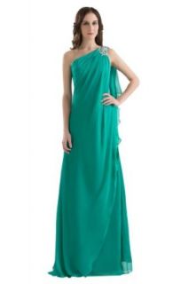 GEORGE BRIDE Goddness Chiffon One shoulder Evening Gowns at  Womens Clothing store