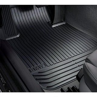 BMW All Weather Rear Rubber Floor Mats 535I 550I 535XI 550XI (2010+)   Beige: Everything Else