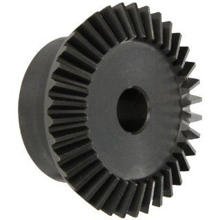 Martin BS1236 2A Bevel Gear, 20 Pressure Angle, High Carbon Steel, Inch, 0.530" Face, 5/8" Bore Diameter, 3" Pitch Diameter, 3.05" Outer Diameter, 36 Teeth
