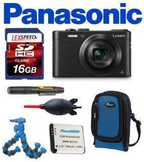 Panasonic Lumix DMC LF1 DMCLF1 DMC LF1 (Black) + Battery + LowePro Case (ARCTIC BLUE) + Flexpod + 16GB Kit : Micro Four Thirds Digital Cameras : Camera & Photo