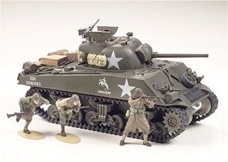 M4 A3 Sherman 75mm Gun Late Production 1/35 Tamiya: Toys & Games
