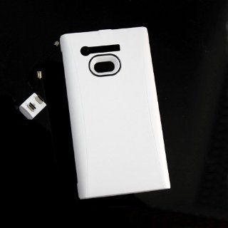 [Aftermarket Product] Brand New White 2400mAh Backup Power External Rear Back Battery Cover Case For Nokia Lumia 900: Cell Phones & Accessories