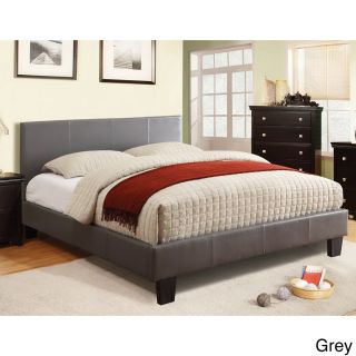 Furniture Of America Kutty Modern Full Size Padded Leatherette Platform Bed