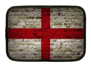 England Flag Brick Wall Design Neoprene Sleeve   Fits all iPads and Tablets: Computers & Accessories