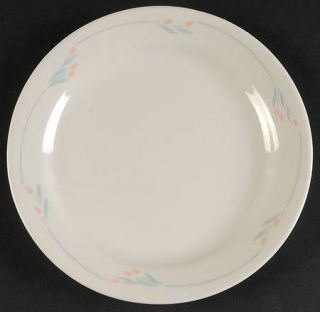 Corning Windflower Salad Plate, Fine China Dinnerware   Corelle,Peach Flowers,Iv