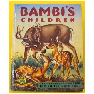 Bambi's Children (Wonder Book #544, 1951): felix salten:  Kids' Books